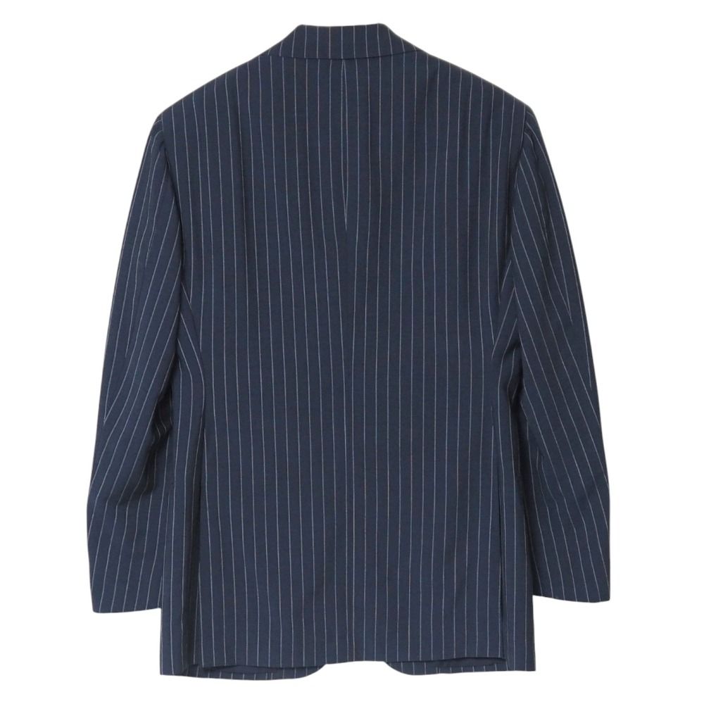 STRASBURGO ストラスブルゴ スーツ サイズ46 ストライプ ブレザー シングル テーラードジャケット ストレート スラックス ブランド古着 20251112 RA6498
