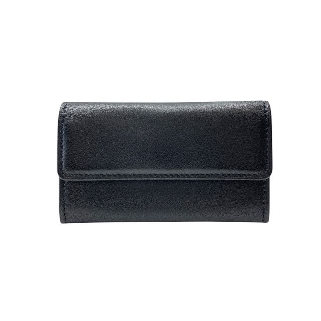 ブルガリ 21371 三つ折り 財布 折財布 ダブルウォレット ミニウォレット コンパクト レザー ブラック BVLGARI メンズ 人気 定番 上品 感 使いやすい