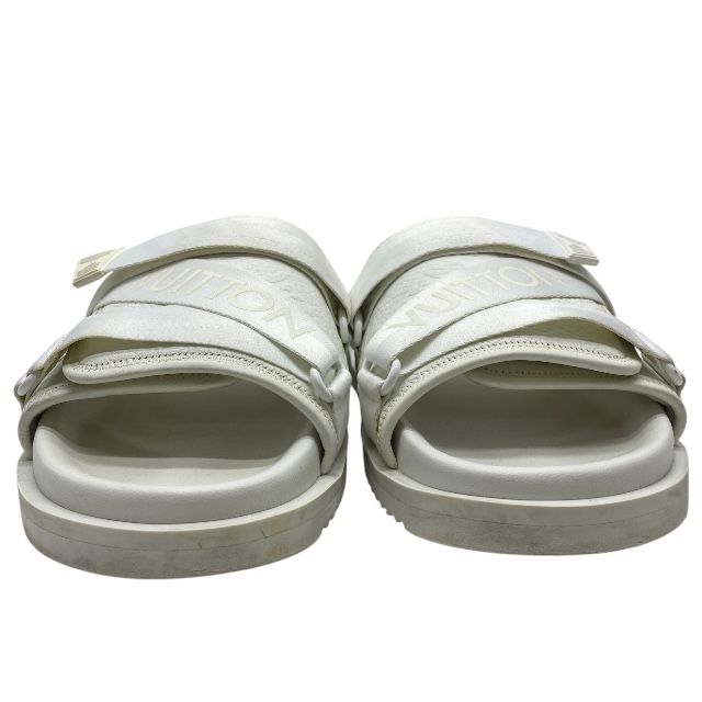 ルイヴィトン ホノルルライン サンダル シューズ ロゴ ホワイト メンズ