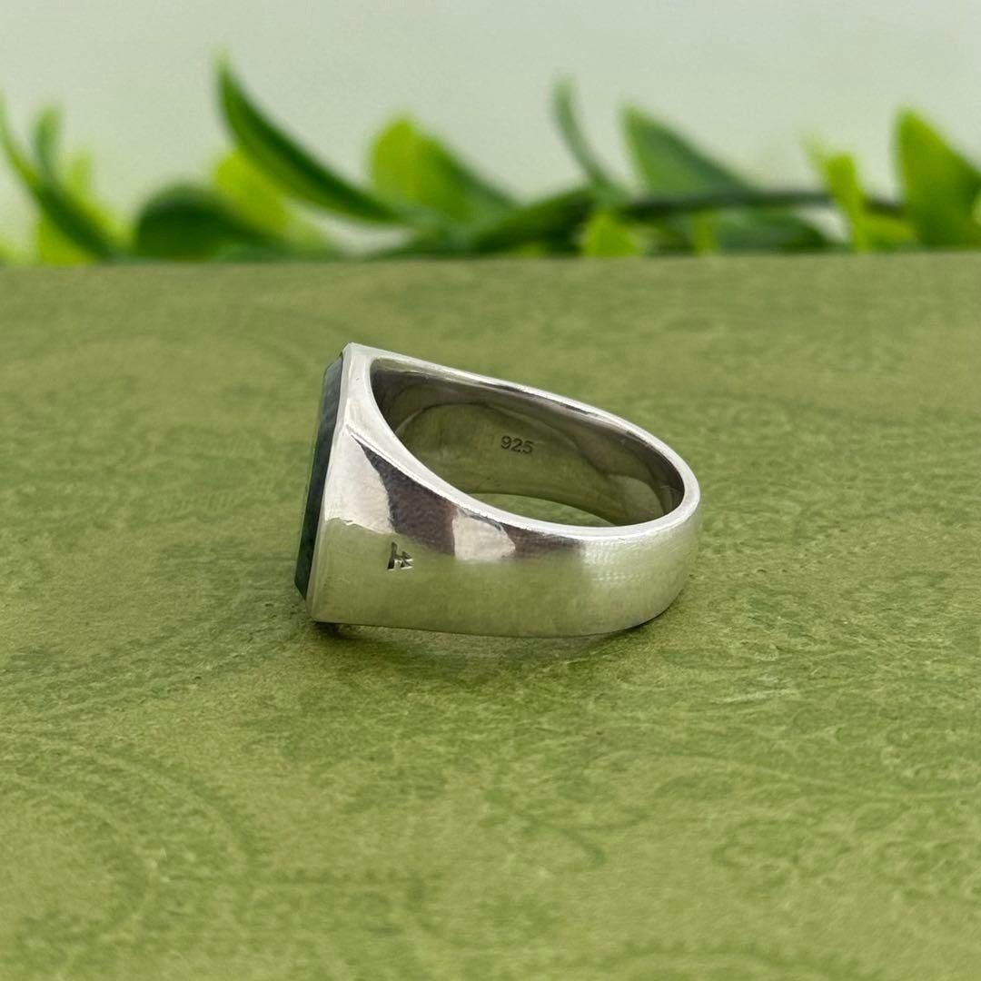 トムウッド クッション・グリーンマーブル 62サイズ リング 指輪