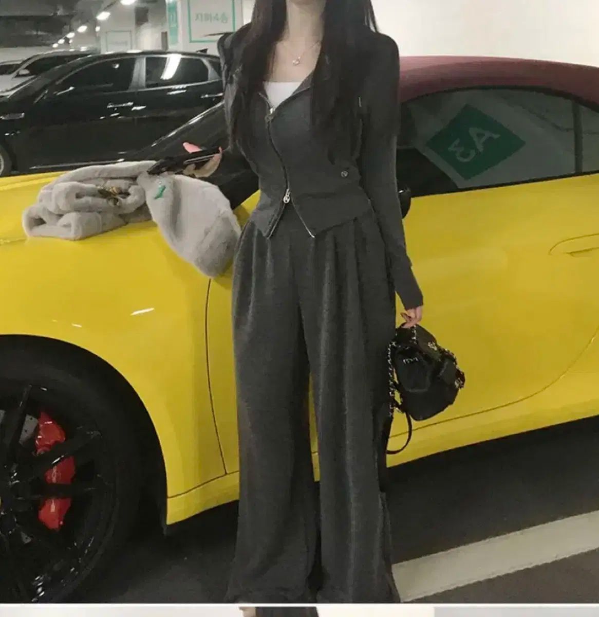 ホールリ スリムフィット トレーナー セット