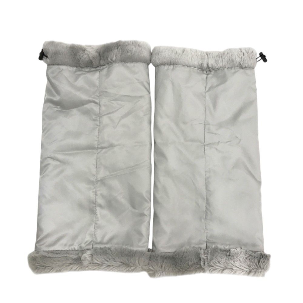 AND PER SE アンパスィ リバーシブル レッグウォーマー ファー グレー系 ゴルフウェア ストスト