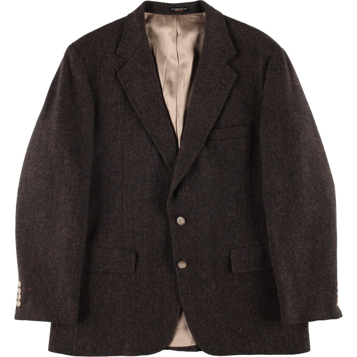 古着 Richard Thomas ヘリンボーン ウールテーラードジャケット メンズL相当 eaa593992