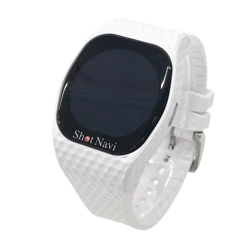 SHOT NAVI ショットナビ GPSナビ ホワイト系 ゴルフウェア ストスト