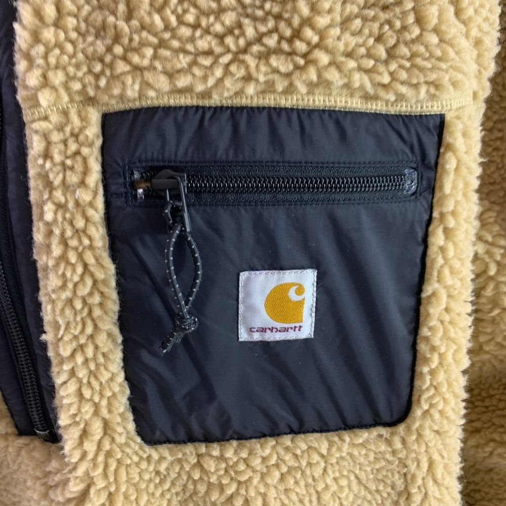 04w5241 CARHARTT カーハート フリース PRENTIS PULLOVER プレンティス プルオーバー ジャケット ボアフリース ボアジャケット ハーフジップ ユニセックス DM-BROWN L 八王子店