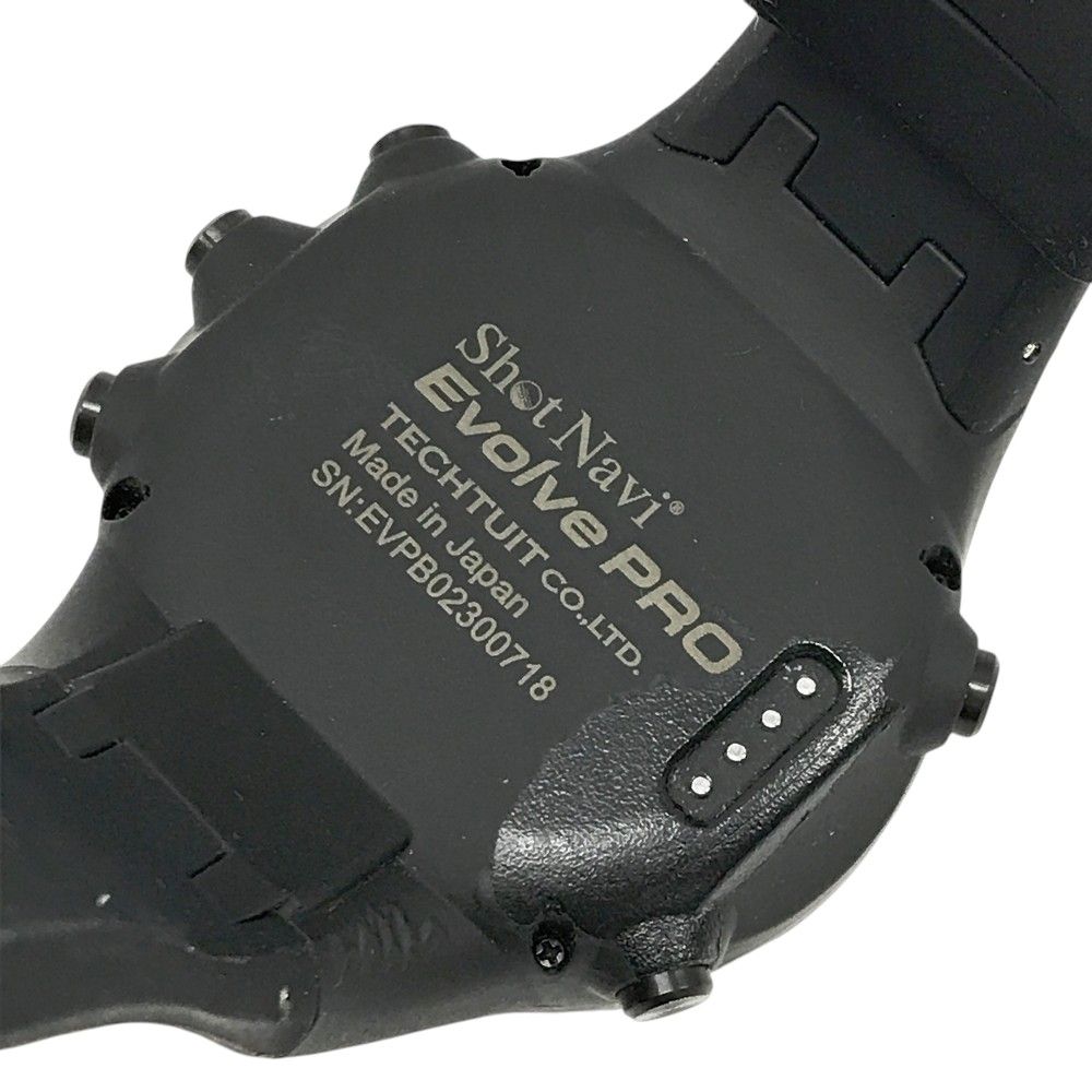  SHOT NAVI ショットナビ Evolve PRO GPSナビ 腕時計型 ブラック系 ゴルフウェア ストスト GPSナビ ラウンド用品 アクセサリー