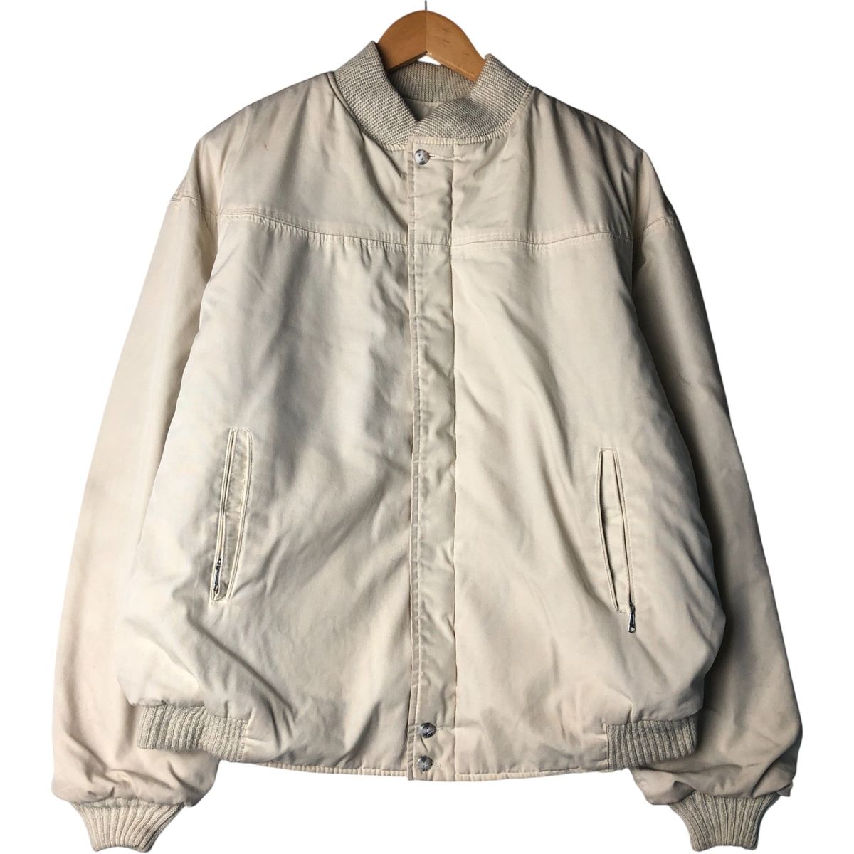 古着 70 80年代 Catalina Varsity 中綿入り ダービージャケット カップショルダージャケット メンズXL相当 ヴィンテージ evb030646