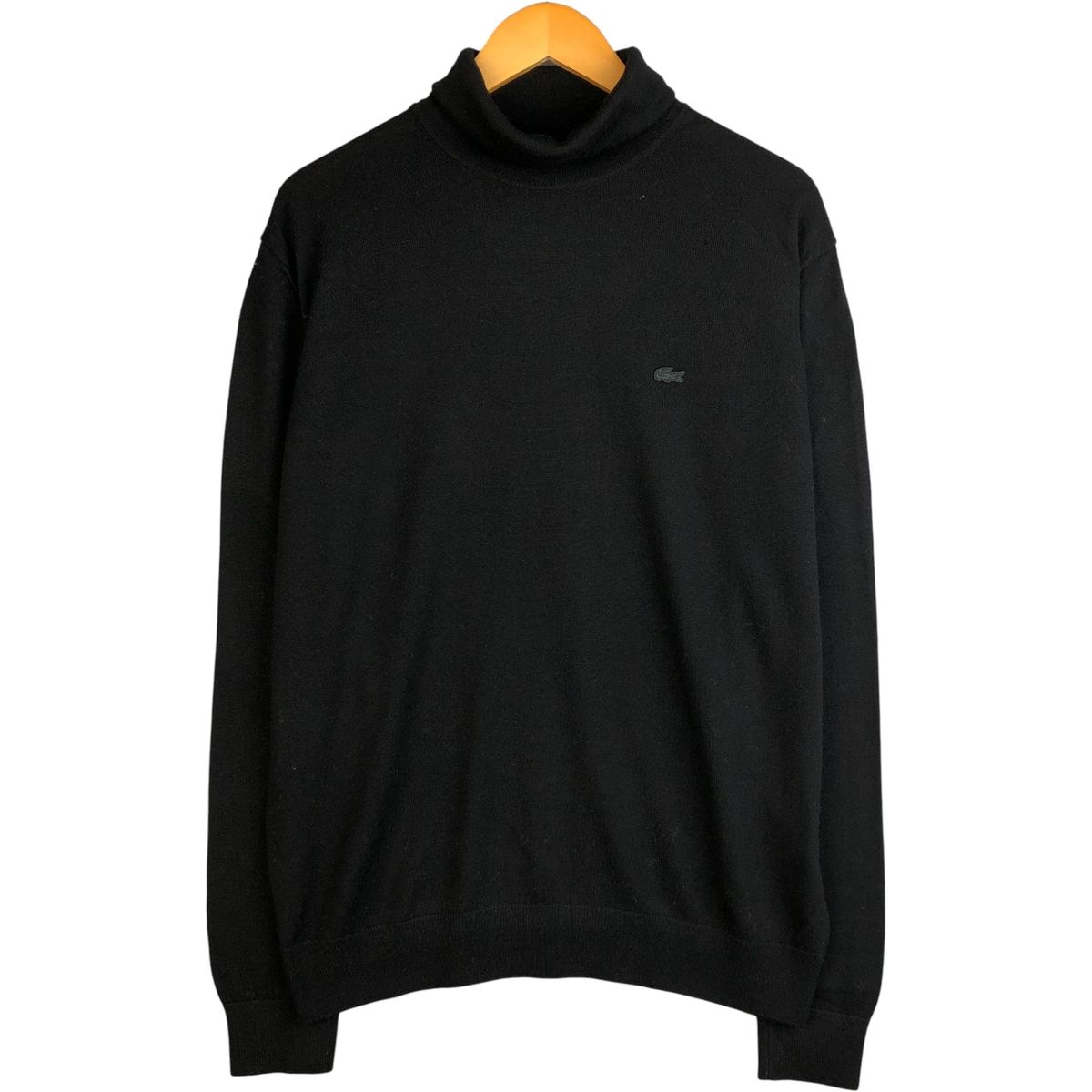 古着 ラコステ LACOSTE タートルネック ウールニットセーター メンズXL