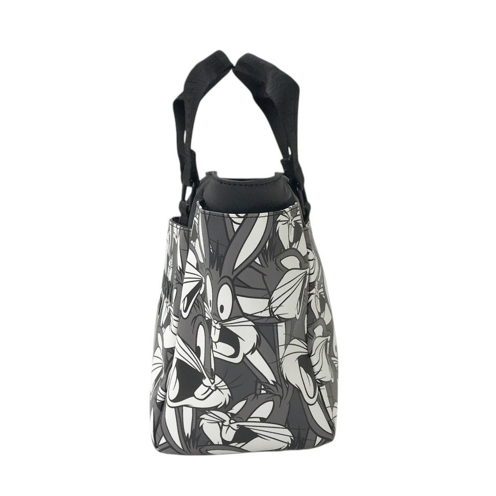  MASTER BUNNY EDITION マスターバニーエディション モデル looney tunes カートバッグ Bugs Bunny 総柄 グレー系 FR 240101559989 ゴルフウェア ストスト スパイクレス ゴルフバッグ キャディバッグ ゴルフ