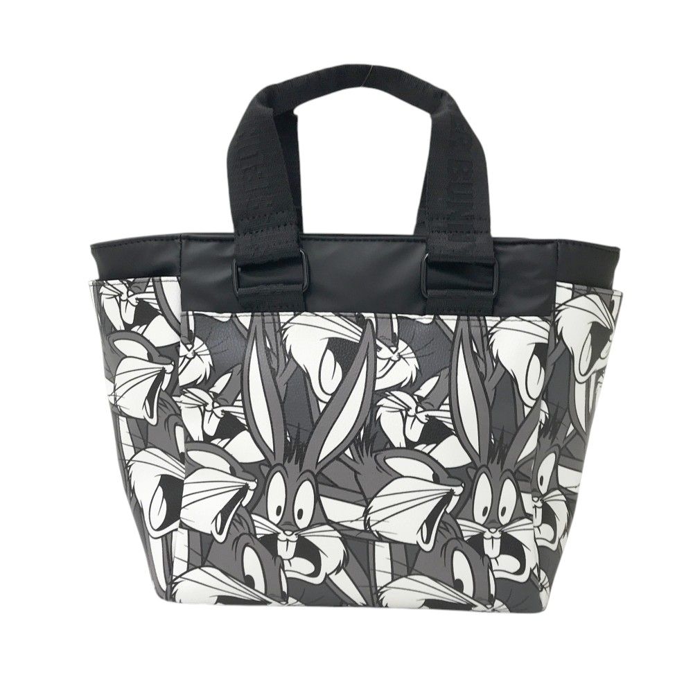 MASTER BUNNY EDITION マスターバニーエディション モデル looney tunes カートバッグ Bugs 総柄 グレー系 FR ゴルフウェア ストスト