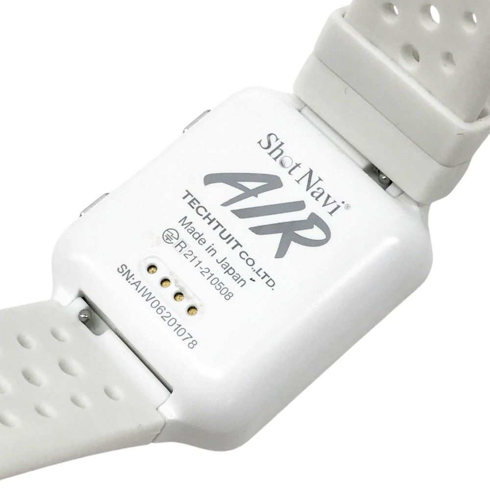  SHOT NAVI ショットナビ GPSゴルフナビ AIR ホワイト系 ゴルフウェア ストスト GPSナビ ラウンド用品 アクセサリー