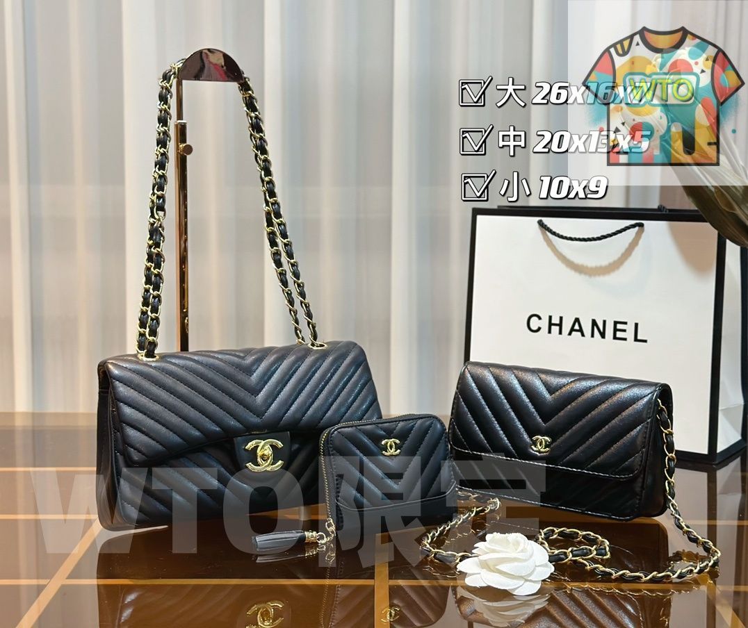 WTO通販 Chanel シャネル パック 三つの割引価格-WTO輸入-UFH 77 ハンドバッグ バッグ