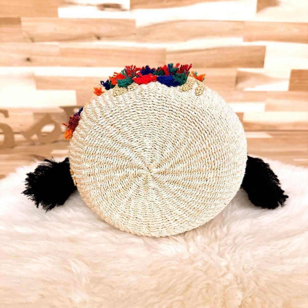 蓄積 ヴィオラドーロ ラクダ 刺繍 かごバッグ ハンドバッグ らくだ 牛革 MIROミロ アニマル ミニ トートバッグ