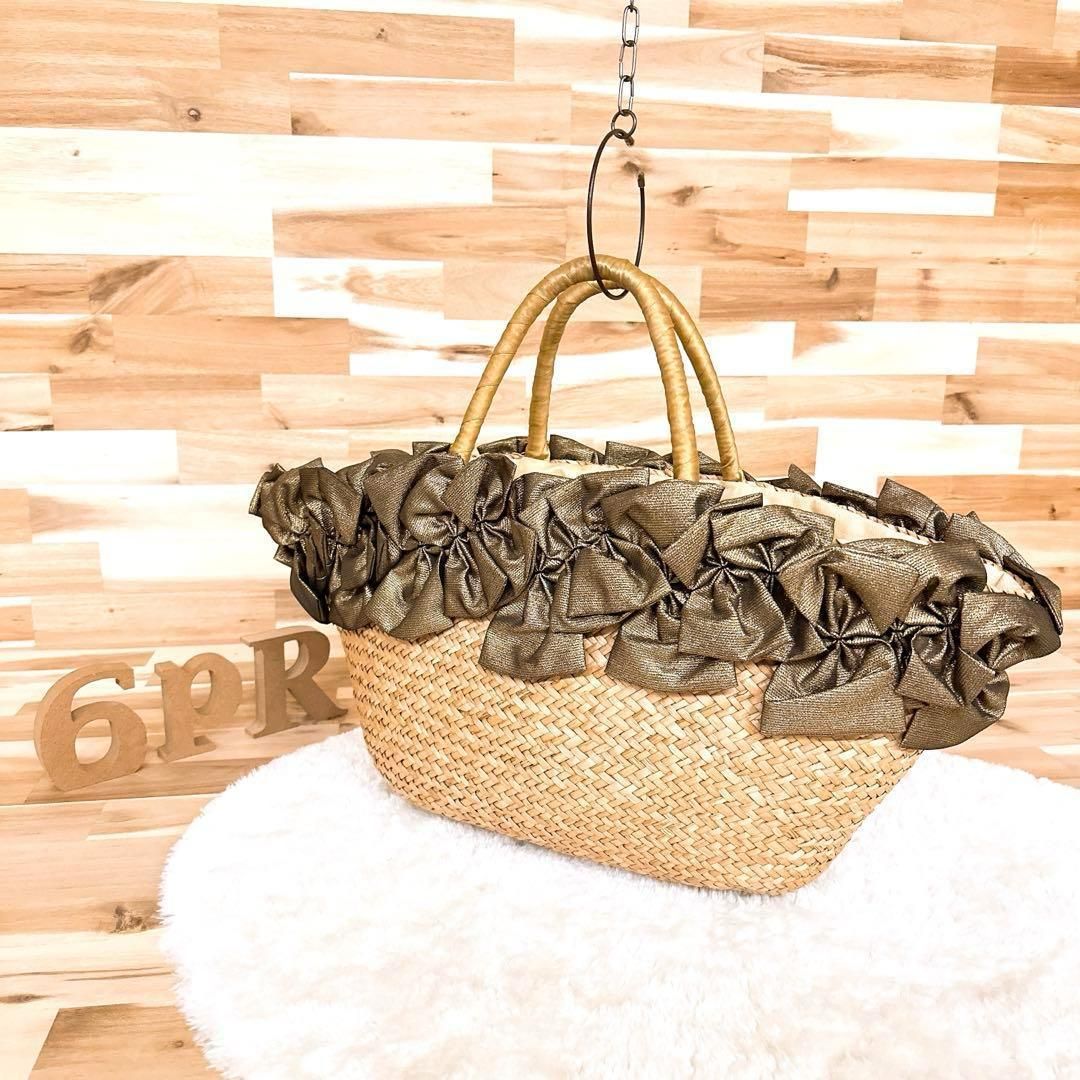 ベージュ×金ゴールド