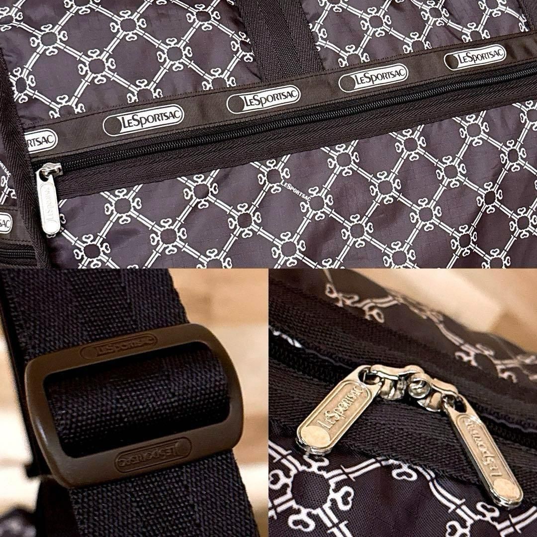 2056　レスポートサック　ボストンバッグ　モノグラム　2way　タグ付き新品 レスポートサック】モノグラム 2way ボストンバッグ 大容量 グレージュ