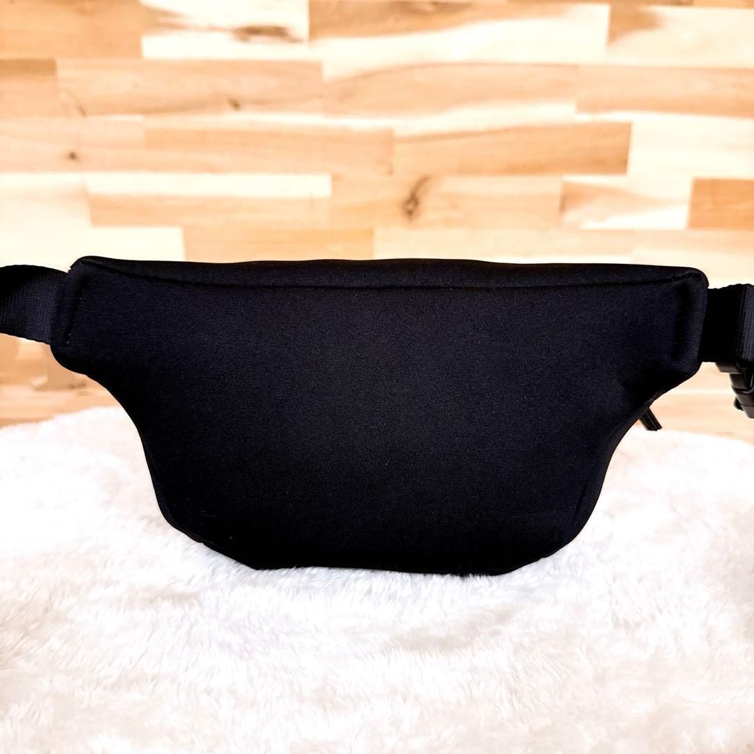  パピヨネ ウレタン WETウエット リング ボディバッグ 黒ブラック 肩掛け ナイロン ボディバッグ ウエストポーチ バッグ