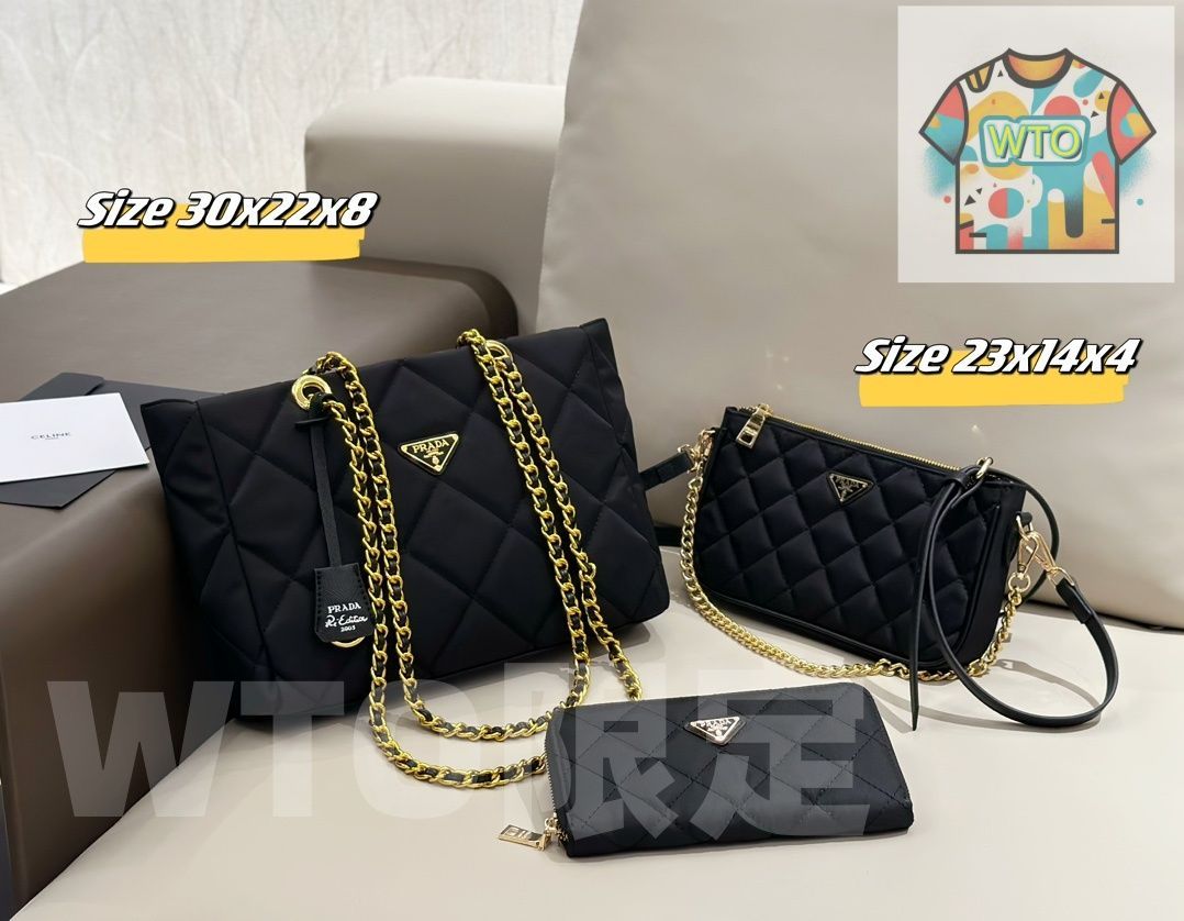 今日 Prada プラダ パック 三つの割引価格