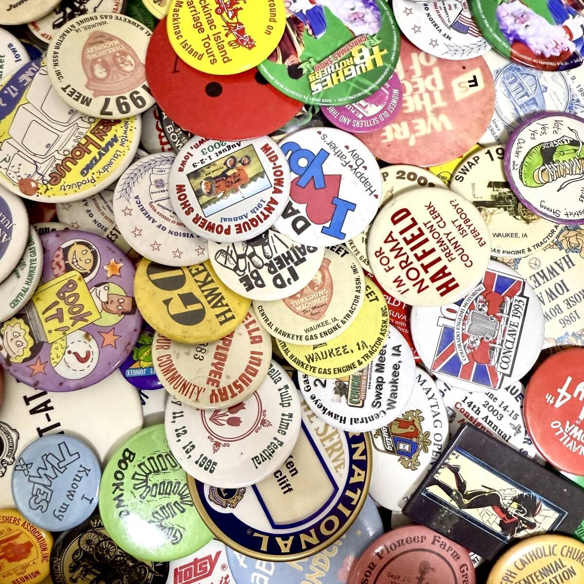 100個 缶バッジ ヴィンテージ セット 大量 まとめて まとめ売り バッチ