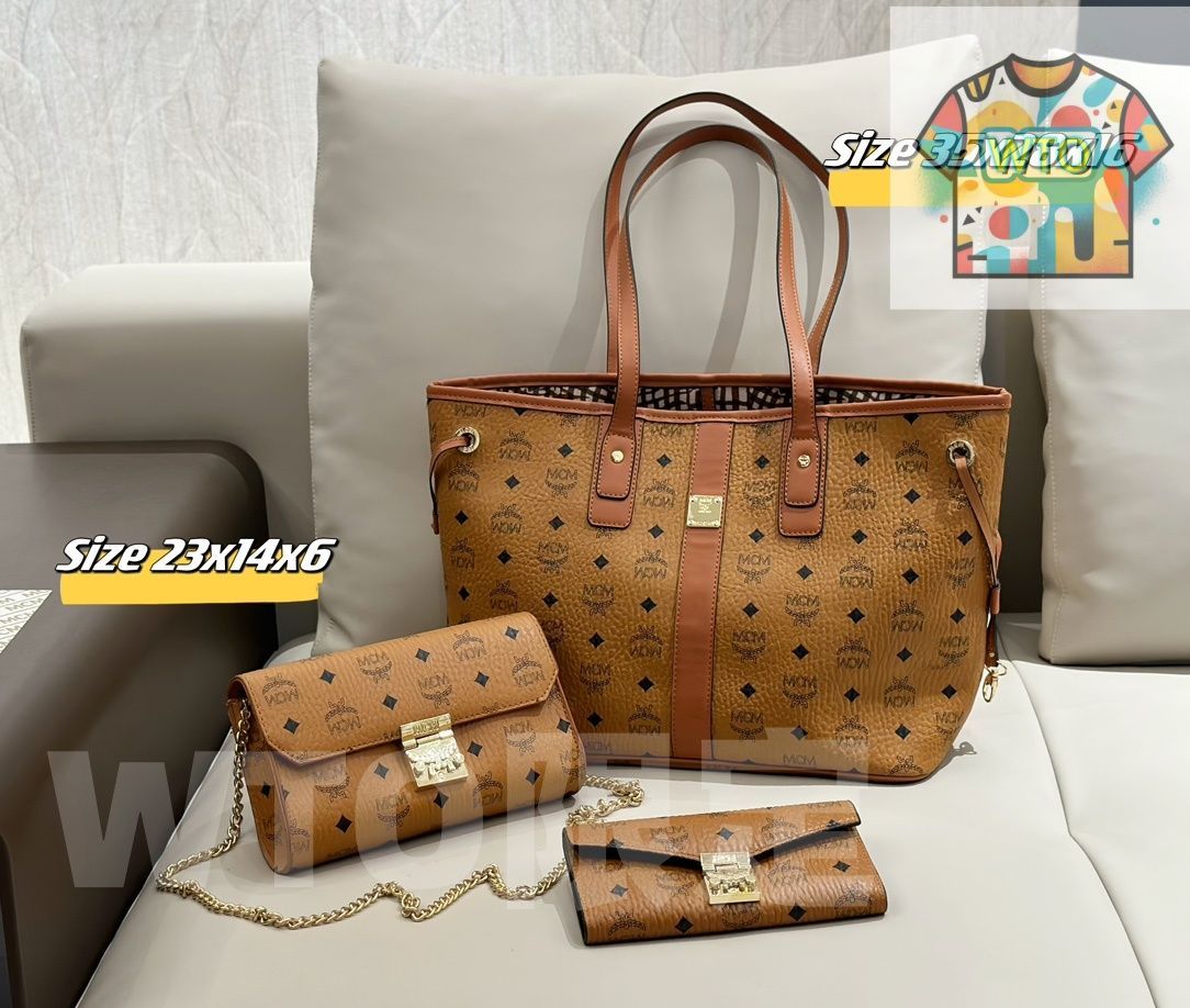  今日 MCM エムシーエム パック 三つの割引価格 ハンドバッグ バッグ