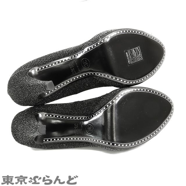 101769373 シャネル CHANEL ココマーク パンプス G27920 ブラックx