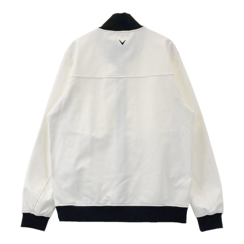 サイズ：L CALLAWAY キャロウェイ 長袖ジップジャケット ホワイト系