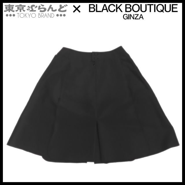 101797562 シャネル CHANEL スリットスカート P13437V07592 ブラック ポリエステル 36 レディース