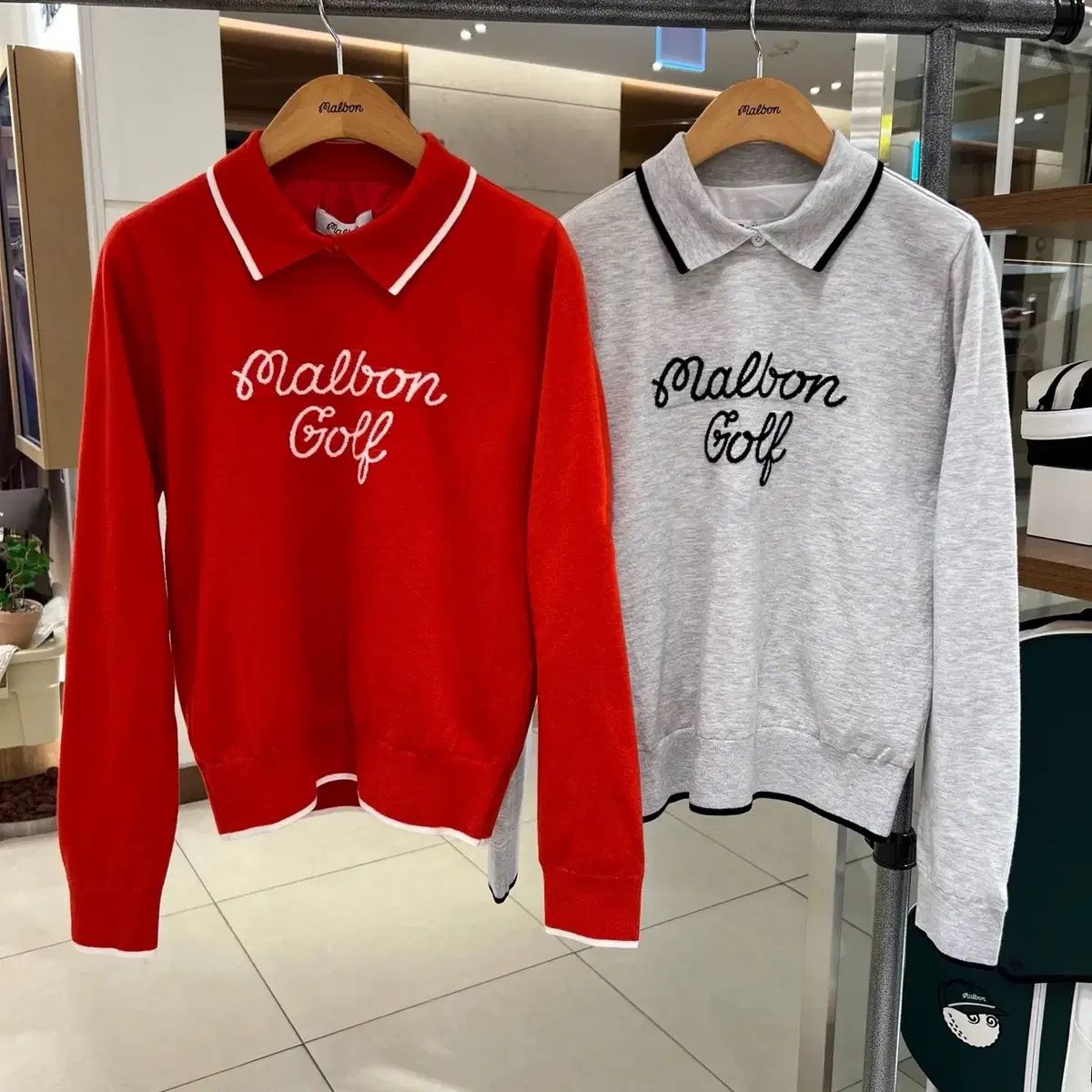 マルボンゴルフ MALBON GOLF レディース ゴルフウェア ニット Tシャツ 長袖