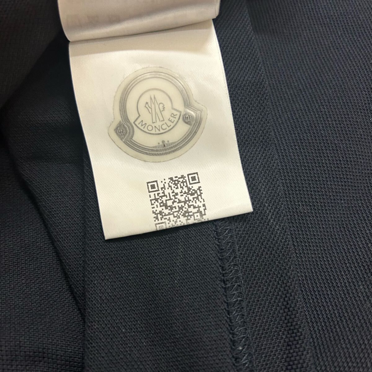 美品】 MONCLER モンクレールトリコロール半袖ポロシャツ黒系XS - メルカリ