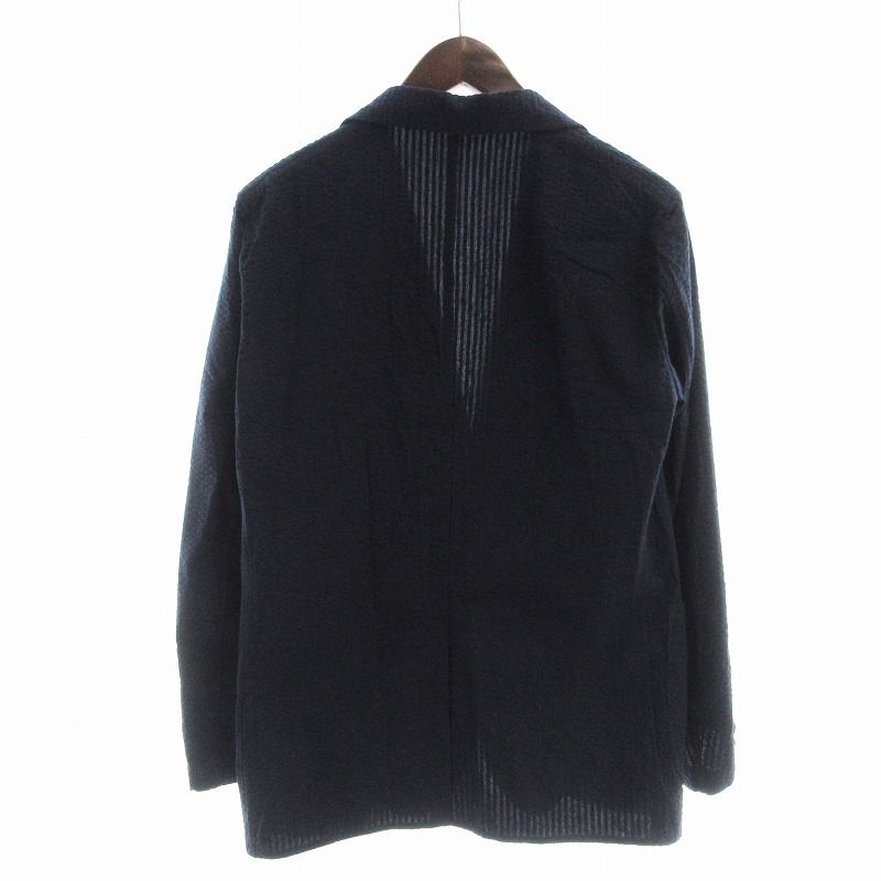 ビームスエフ BEAMS F テーラードジャケット ブレザー シングル 46 紺 ネイビー 21-16-1690-559 EE