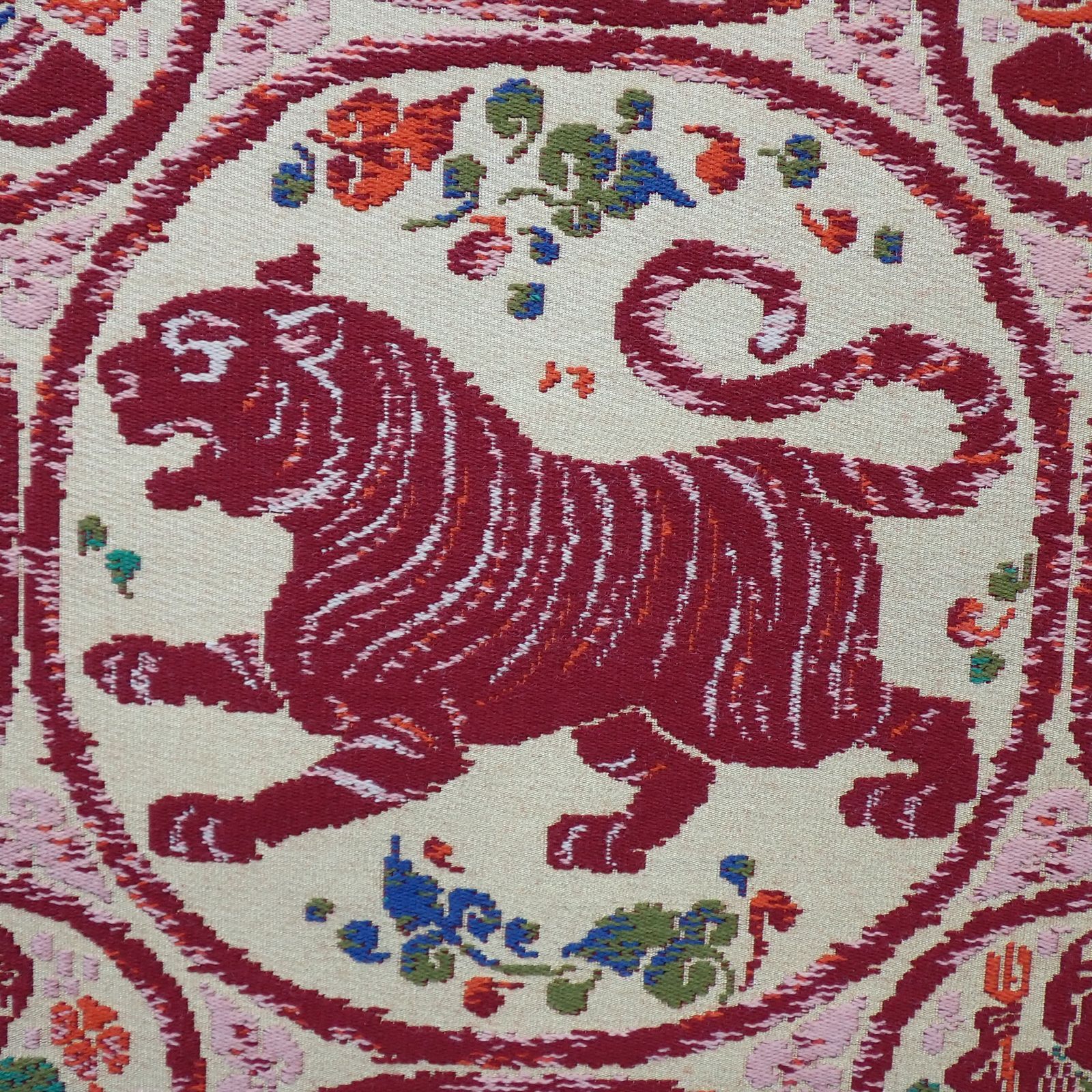 ⭕️ 龍村平蔵 美品 真作 三代 エジプト壁画文錦 美術織物 額装 共