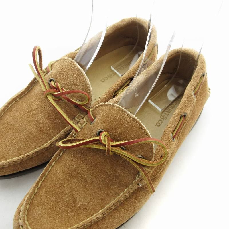 未使用級　RANCOURT&Co.ランコート ローファー スウェード 茶系 ランコート rancourt&co ローファー モカシン スエード US8.5 茶