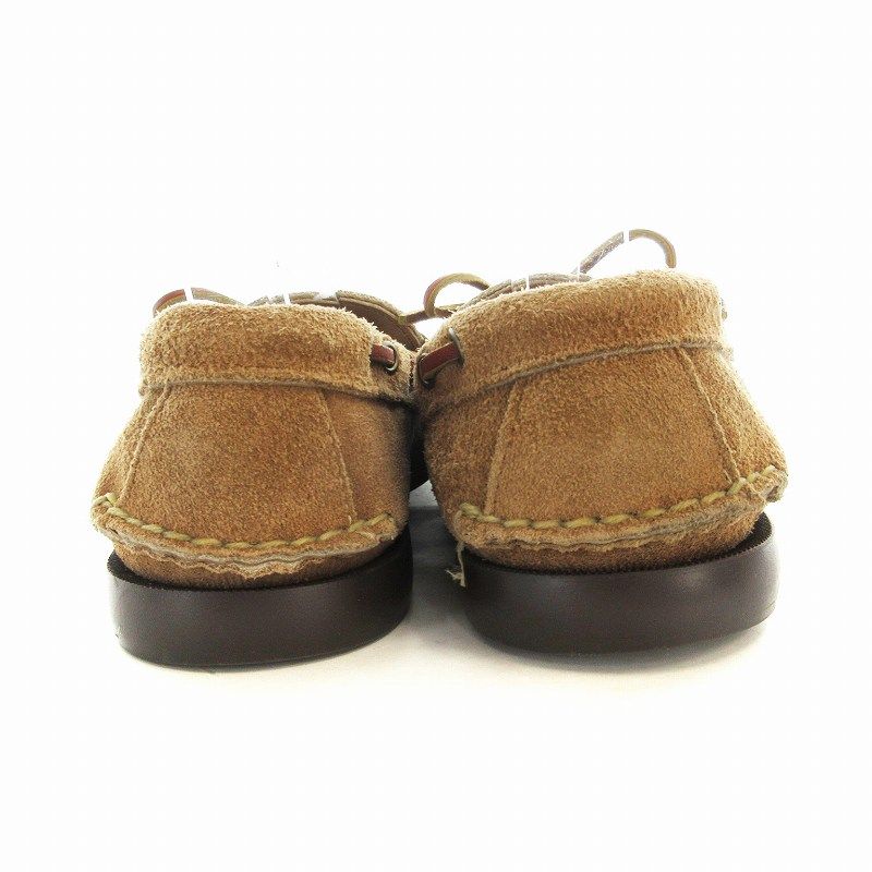 ランコート rancourt&co ローファー モカシン スエード US8.5 茶