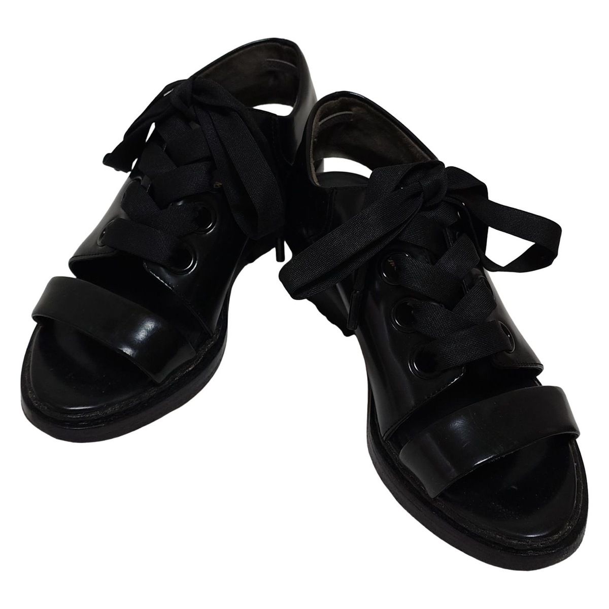 3.1 Phillip lim スリーワンフィリップリム サンダル 36 レディース - 黒 レザー