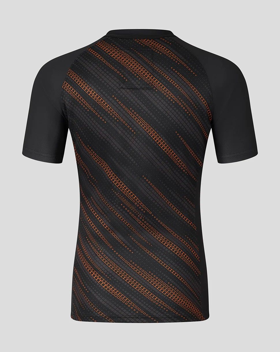 カストレ ラグビー レスター タイガース 2025 2026 ウォームアップ ジャージ 黒 ブラック モデル 日本未発売