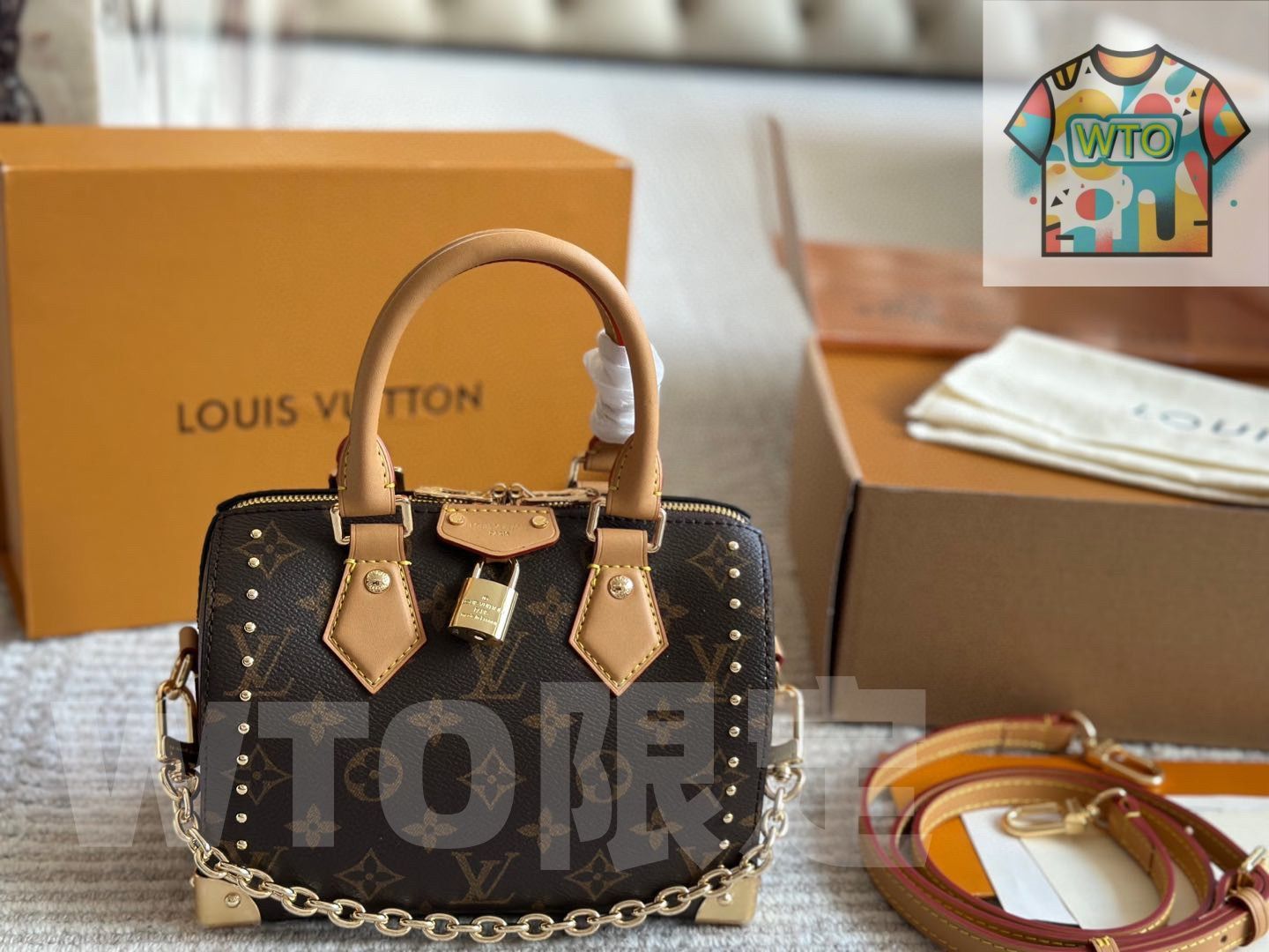 今日 Louis Vuitton ルイ ヴィトン ナノスピーディー 原単密封包装