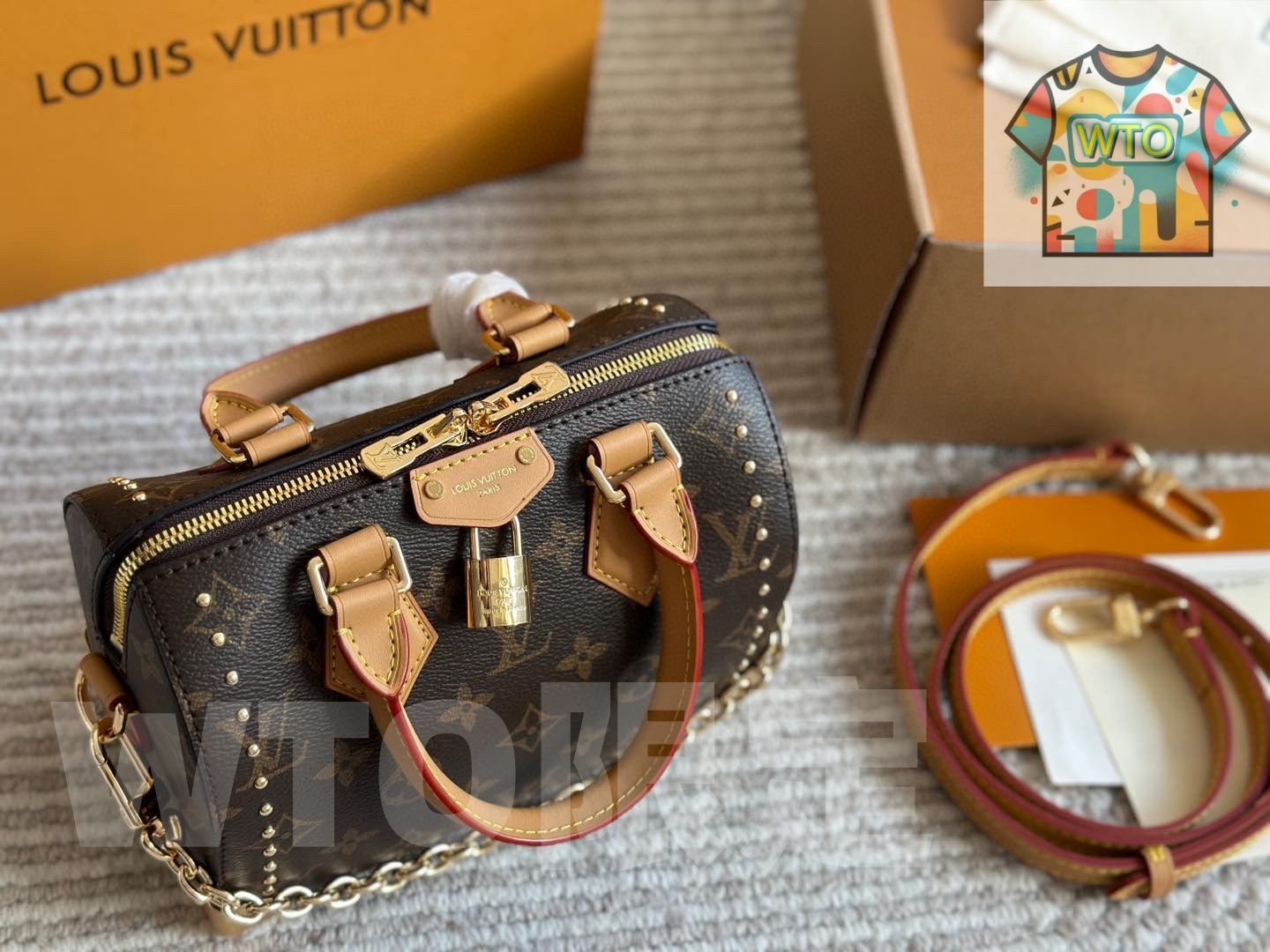 今日 Louis Vuitton ルイ ヴィトン ナノスピーディー 原単密封包装