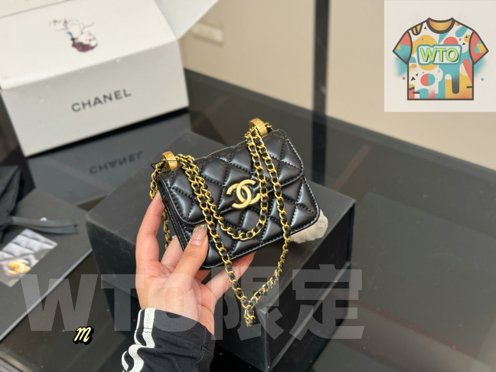 今日 Chanel シャネル ミニウォークオブクラン ボックス付き 品質に優れ