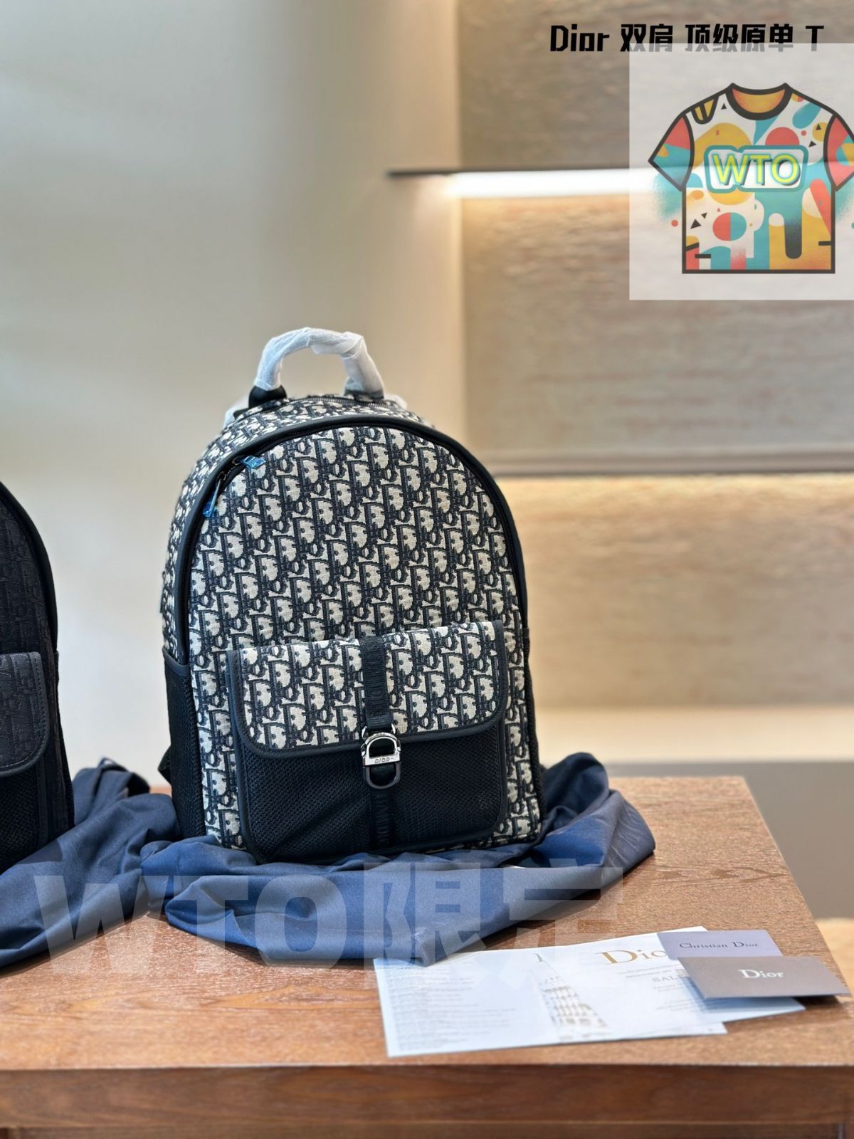 今日 Dior ディオール ニューシリーズバックパック 牛皮を使用