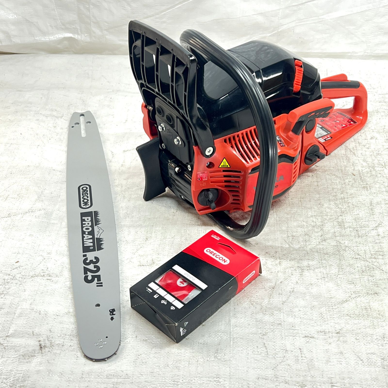 エンジン式 チェーンソー YOTUKA 20インチ 50 cm 49 cc 2 9馬力 オレゴン製 ガイドバーとソーチェーンは 倒木 玉切り YS CS 5200 377 6