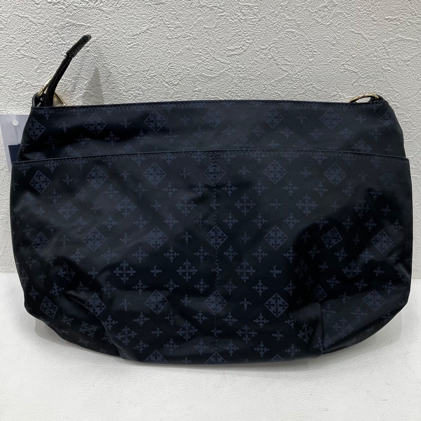  6069 russet ラシット 2 way ショルダーバッグ ハンドバッグ トートバッグ ブラック 黒 ネイビー 紺 レザー ナイロン モノグラム 総柄 きれいめ シンプル 上品 カジュアル レディース ショルダーバッグ ショルダーバッグ