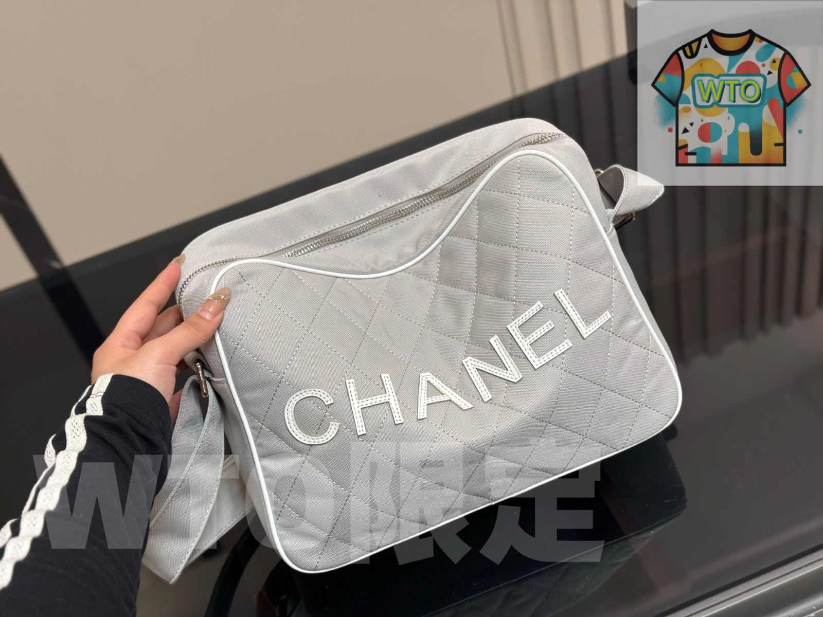 今日 Chanel シャネル デニムボウリングバッグ ボックスなし 水洗做旧で 感がある