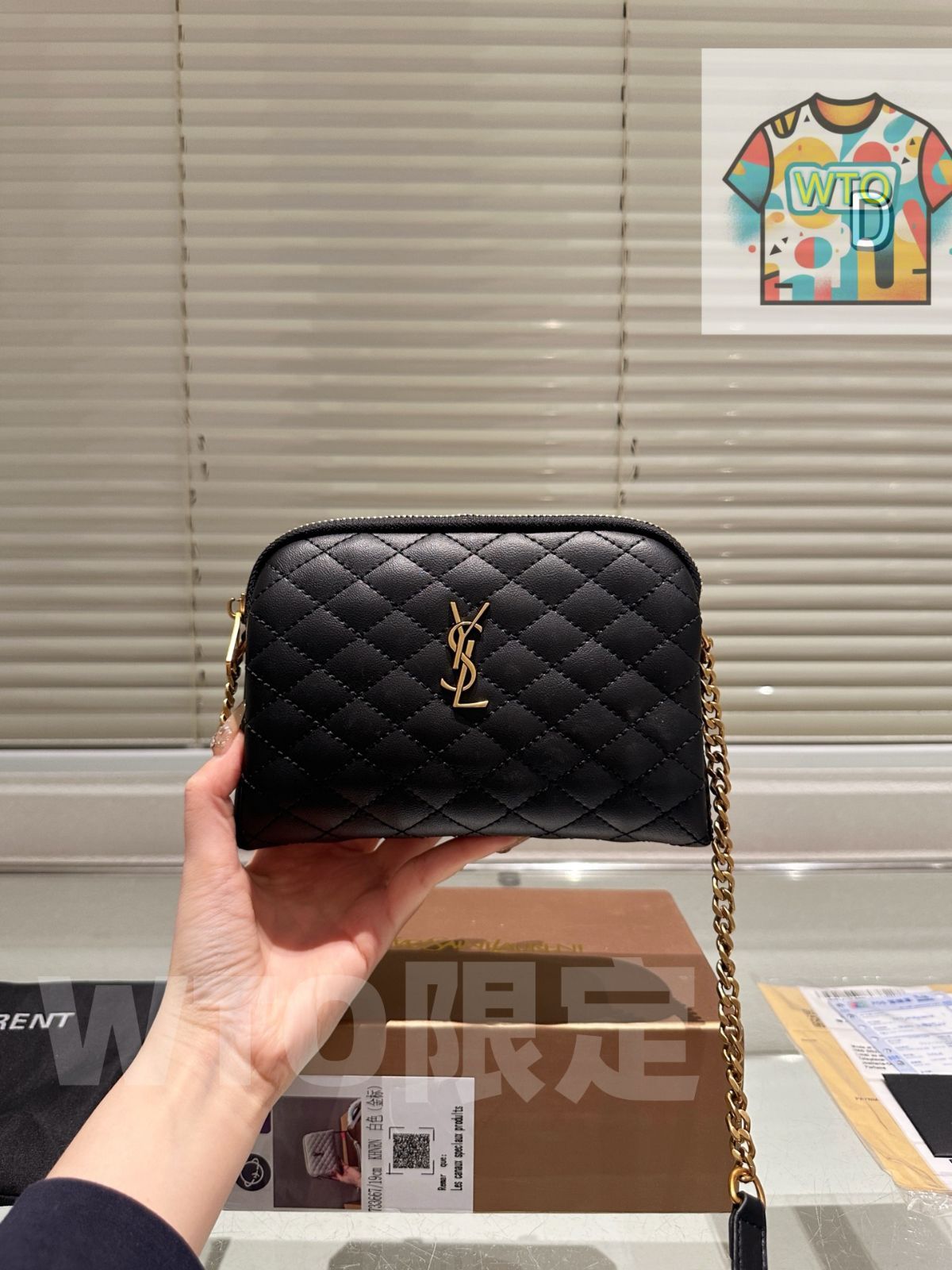 今日 YSL イヴ サンローラン ガビーチェーンバッグ シンプルで万能