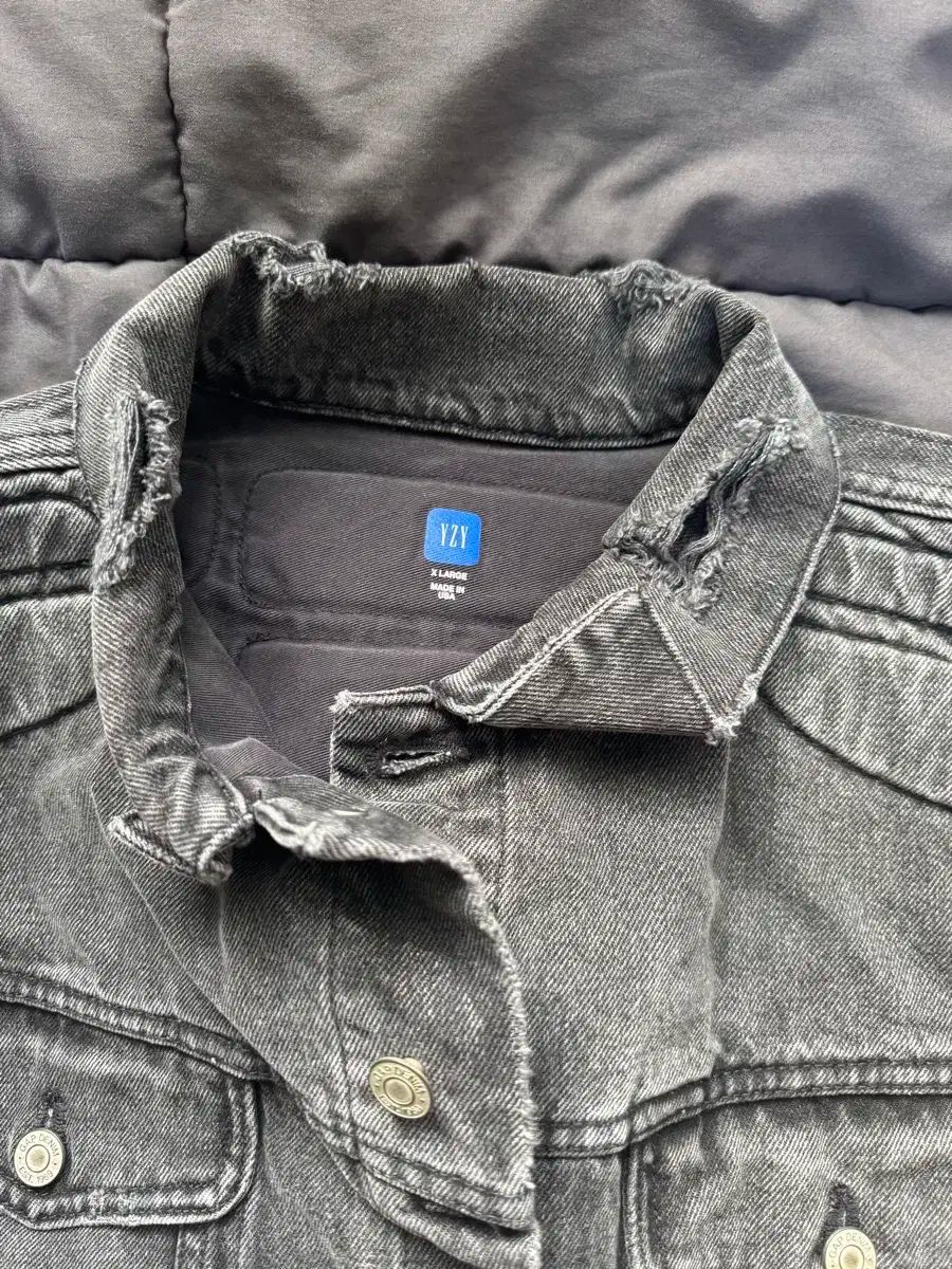 USA YEEZY GAP ブラックデニムジャケット USA