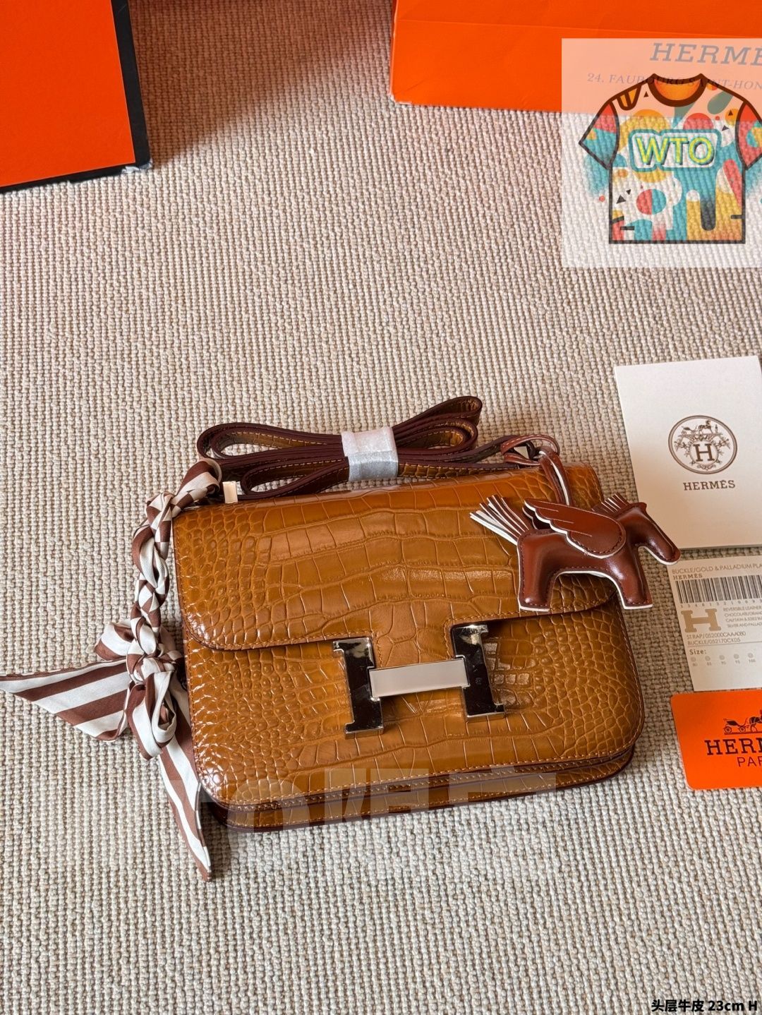  今日 Hermes エルメス コンスタンススチュワーデスバッグ 24 k金のHクリップを採用 ハンドバッグ バッグ