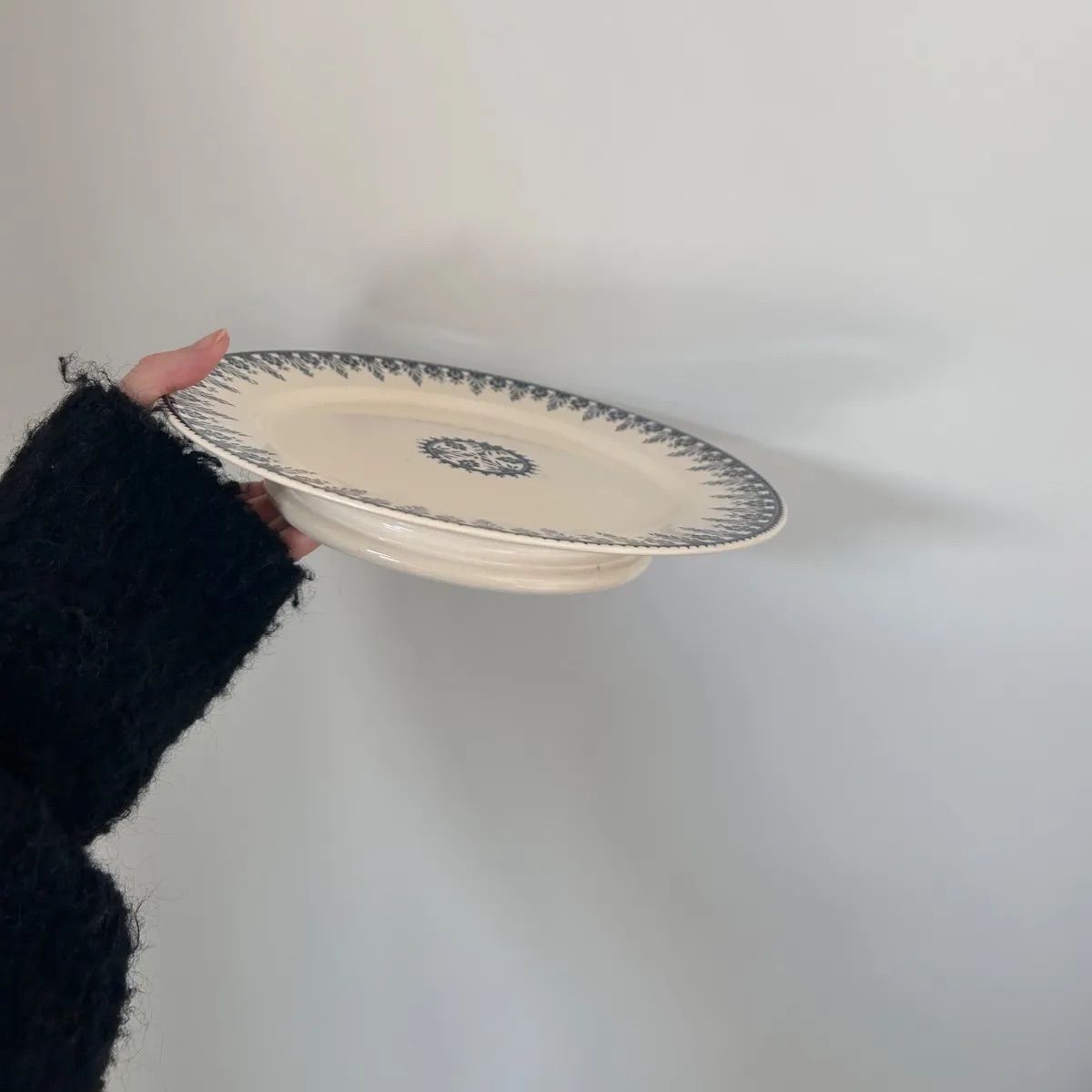 French antique Sarreguemines ALGER サルグミンヌ アルジェ コンポ