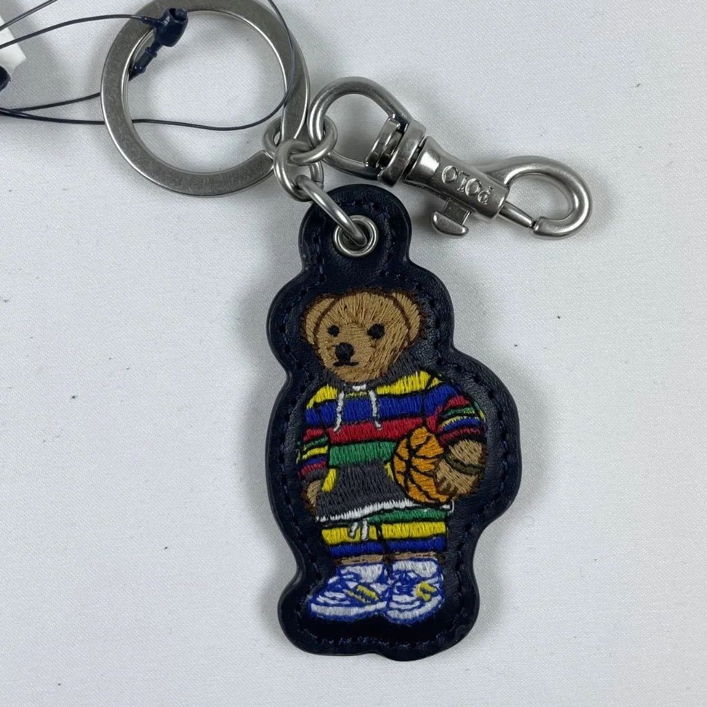 POLO RALPH LAUREN ポロ ラルフローレン ポロベア レザーキーホルダー