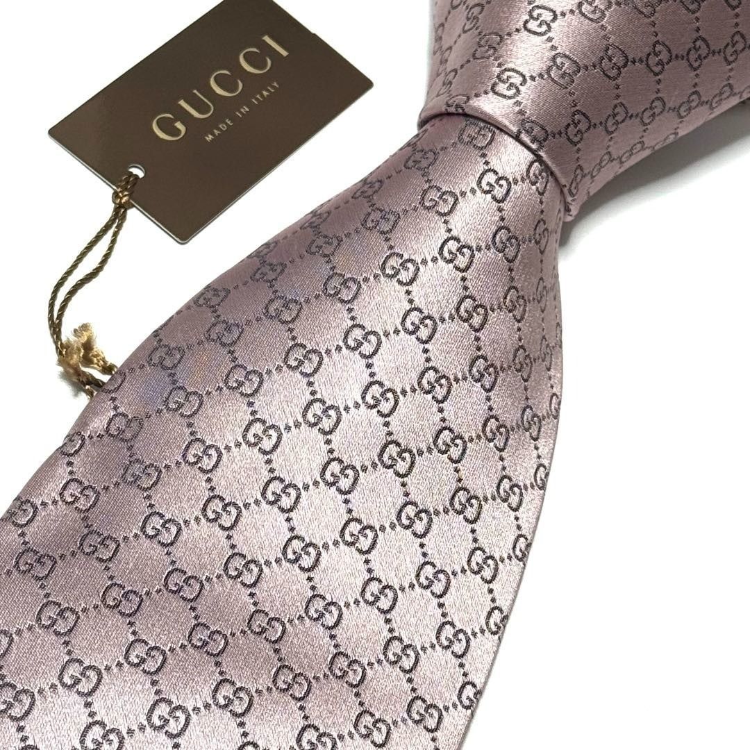 【未使用級】GUCCI ネクタイ GG柄 ピンク×グレー 楽天市場】グッチ ネクタイ GUCCI ピンク GG柄 (8cm) AREND 456522