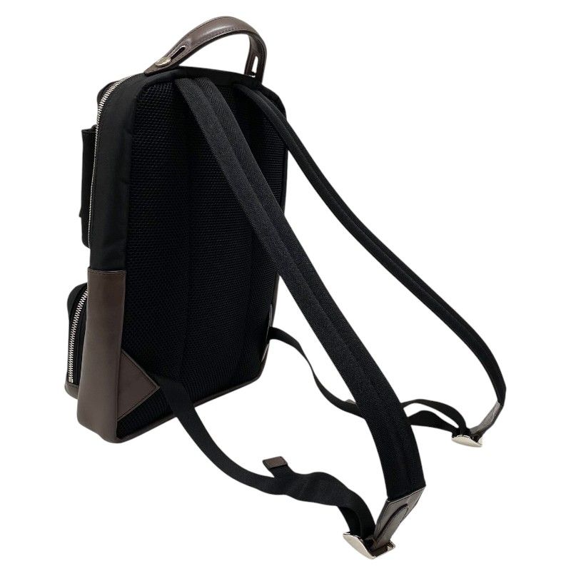 フェンディ FENDI ズッカ リュックサック 7VZ047 ブラック シルバー