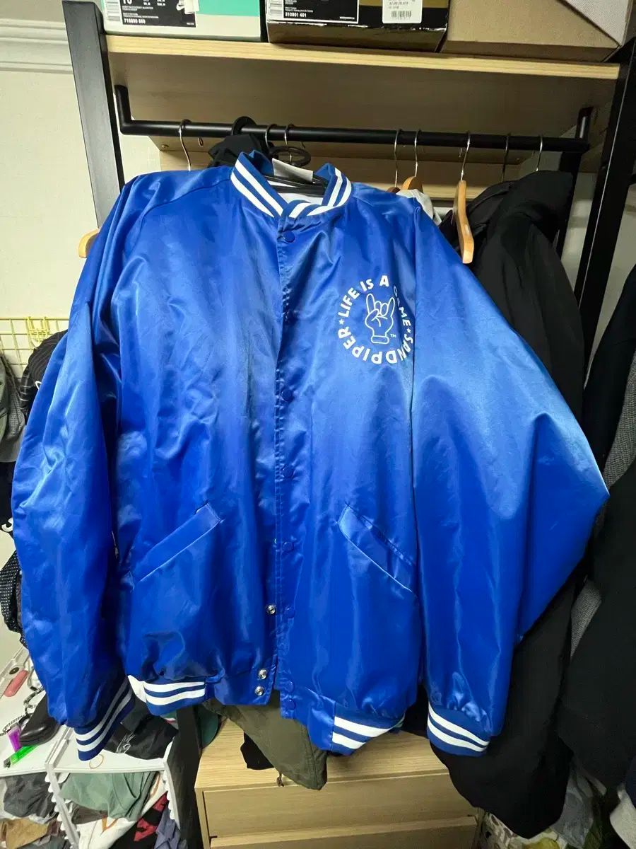 SANDPIPER cardinal ベースボールジャケット