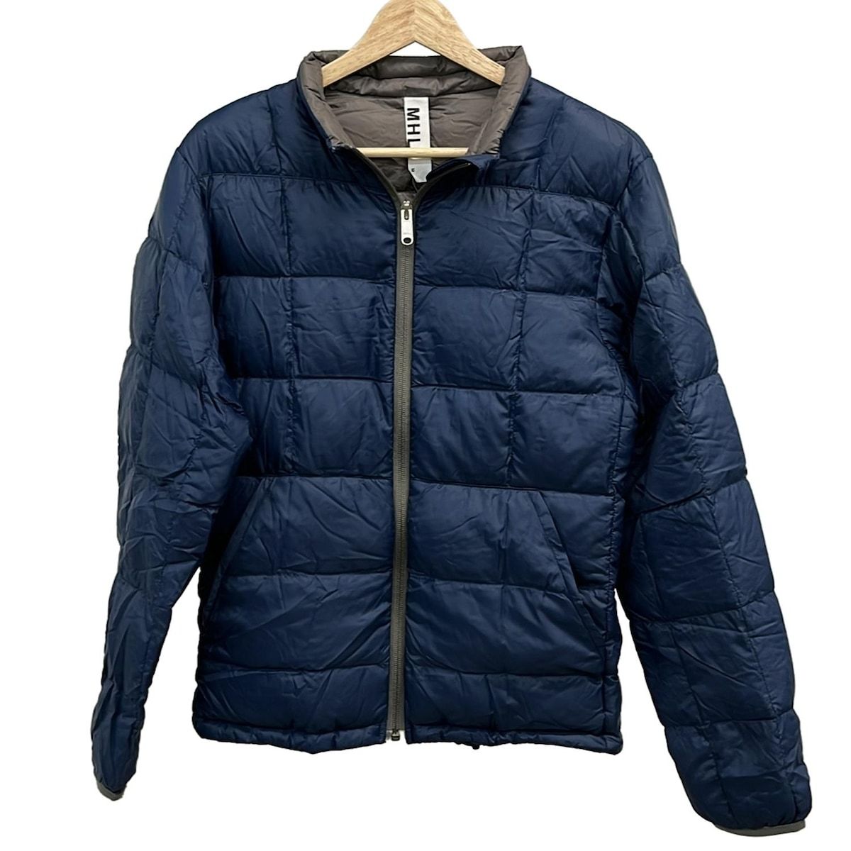 MHL ダウンジャケット メンズ M ネイビー マーガレットハウエルMHL 